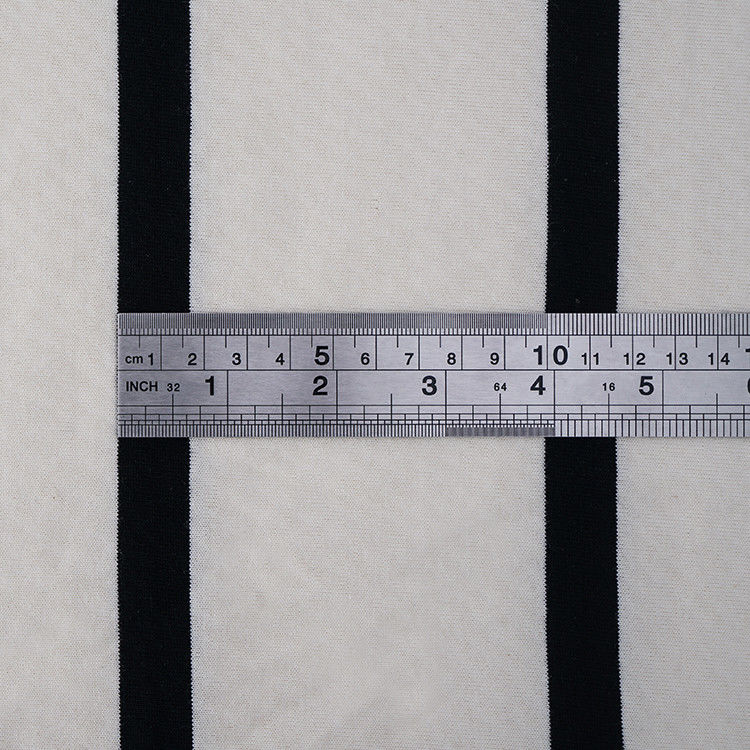 스타일리시하고 내구성있는 편안하고 이중 가닥 평면 면화 줄무늬 면화 티셔츠