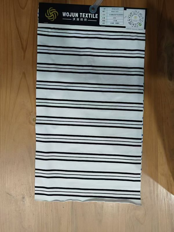 간편하고 부드러운 고품질 줄무늬 재료 천
