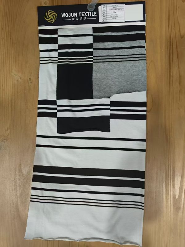 패션, 피부 친화적, 편안하고 부드러운 줄무늬 티셔츠