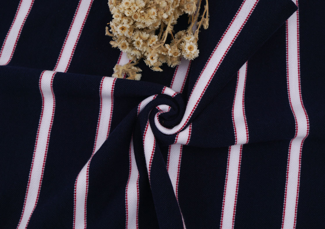 숨쉬고 편안하고 脆고 착용에 견딜 수 있는 스트라이프 된 직물