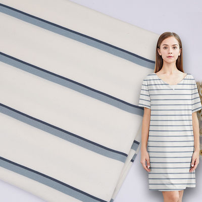 좋은 가격 부드러운 가죽 염색 직물 직물 5201 단면 줄무늬 면화 피자마 직물 온라인으로