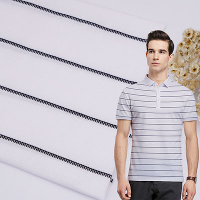 좋은 가격 순수한 면화 단복 직물 가벼운 호흡 줄무늬 부드러운 질감 온라인으로