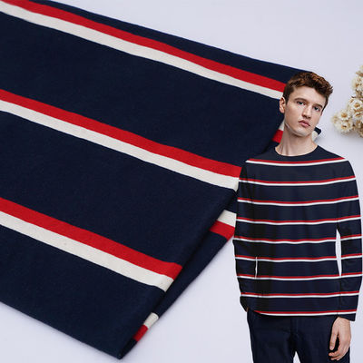 좋은 가격 낮은 수축 가닥 염색 스트라이프 넥타이 천 100% 면성 40S 온라인으로