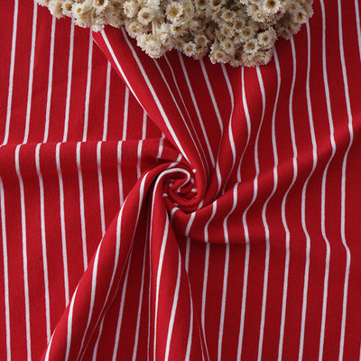 좋은 가격 저지를 위한 색깔 줄무늬 직물을 빗질하는 순수한 면 줄무늬 니트 직물 온라인으로