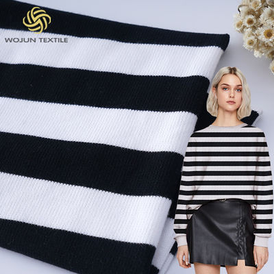 좋은 가격 스트리치 가닥 염색 스트라이프 직물 163cm 가구 직물 부드러운 프랑스 테리 천 온라인으로