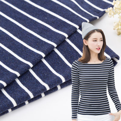가죽 염색 목화 융합 직물 색상 스트레치 리브드 재료 1*1