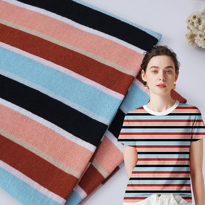 좋은 가격 땀을 흡수하고 신선한 티셔츠를 위한 줄무늬 목재 온라인으로