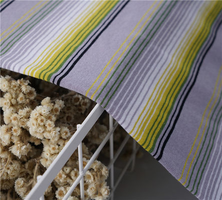 좋은 가격 착용 내성 스트라이프 된 재료 천 190Gsm T - 셔츠 면 가재 염색 된 천 온라인으로