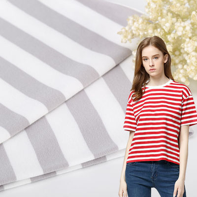 좋은 가격 유연한 부드러운 부드러운 줄무늬 면화 직물 건조하기 쉬운 피부 친화적 온라인으로