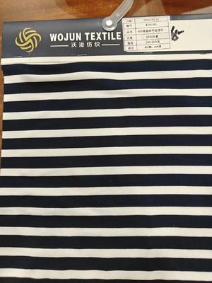 좋은 가격 반 펄링 및 탄력적인 편안한 빠른 건조 스트라이프 재료 티셔츠를 위한 직물 온라인으로