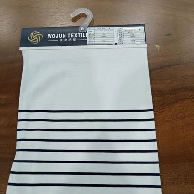편안하고 품질이 좋고 피부에 친화적이며 관리하기 쉬운 줄무늬 넥타이 티셔츠