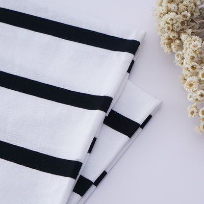 좋은 가격 부드럽고 환경 친화적 인 피부 친화적 인 스트라이프 된 직물 운동복 온라인으로