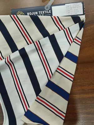 좋은 가격 단순하고 유행적인 편안하고 피부 친화적 인 티셔츠 띠로 된 직물 온라인으로