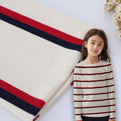 좋은 가격 호흡과 피부 친화적 인 부드러운 스트라이프 된 직물 운동복 온라인으로