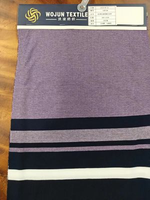 좋은 가격 편안하고 숨쉬는 천연 질감 폴로 셔츠를 위한 유연한 줄무늬 재료 천 온라인으로