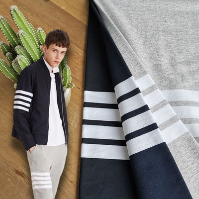 좋은 가격 유연 섬유 를 가진 티셔츠 를 위한 건강 하고 오래 지속 되는 줄무늬 목화 직물 온라인으로