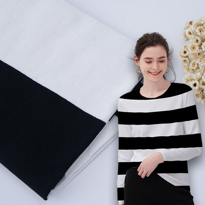 좋은 가격 편안하고 습기를 흡수하고 부드러운 스트라이프 된 직물 온라인으로