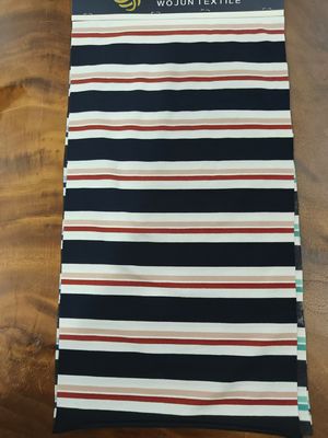 좋은 가격 부드럽고 피부에 친화적 인 부드러운 듀블 스트라이프 된 재료 천 온라인으로