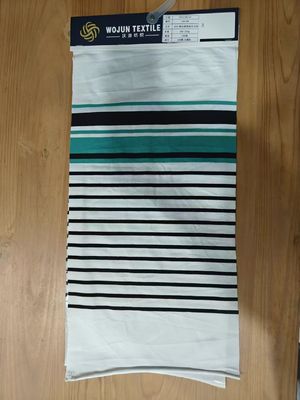 좋은 가격 유행적이고 숨 쉬는 환경 친화적 인 부드러운 줄무늬 물질 티셔츠의 직물 온라인으로