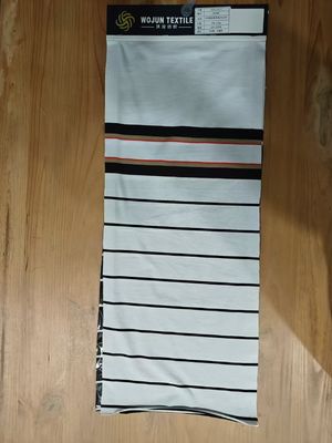 순수한 면, 가볍게 착용하기 위한 유연한 줄무늬 물질