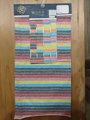 좋은 가격 숨 쉬고 구부러지지 않고 피부 친화적 인 부드러운 줄무늬 물질 티셔츠 온라인으로