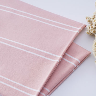 좋은 가격 부드럽고 부드럽고 숨 쉬는 줄무늬 넥타이 티셔츠 40S 가닥 수 온라인으로