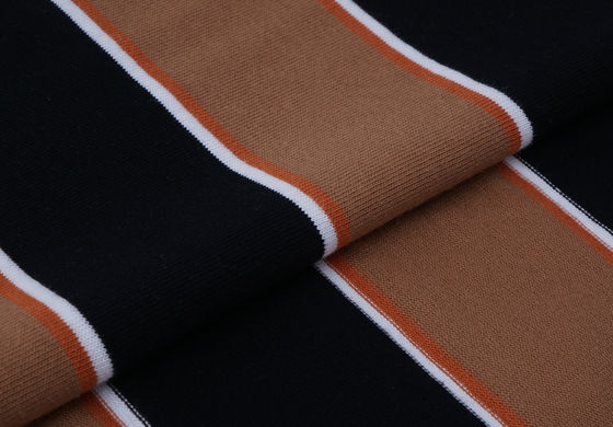 좋은 가격 부드럽고 편안한 탄력성 피부 친화적인 줄무늬 물질 천 165cm 너비 온라인으로