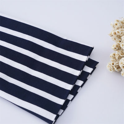 좋은 가격 고품질의 관리하기 쉬운 건강하고 부드러운 줄무늬 티셔츠 천 온라인으로