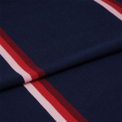 좋은 가격 좋은 질감, 숨 쉬는 내구성, 착용 저항성 폴로 셔츠용 줄무늬 짜장류 온라인으로