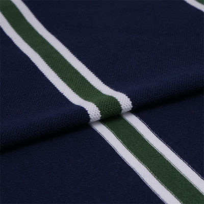 좋은 가격 좋은 질감, 호흡력, 내구성, 착용성, 폴로 셔츠용 줄무늬 직물 온라인으로