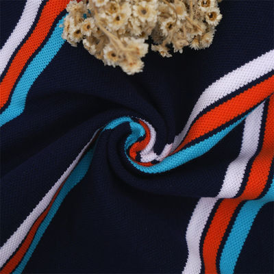 좋은 가격 숨 쉬고 편안하고 자연적으로 착용을 견디는 폴로 셔츠의 줄무늬 직물 온라인으로