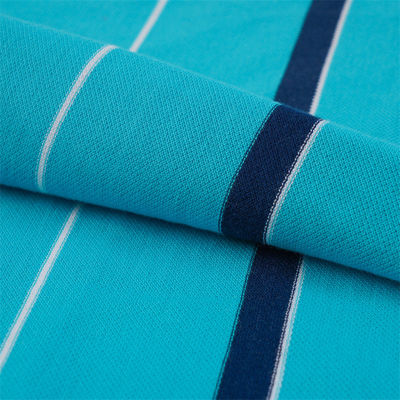 좋은 가격 내구성 있고 관리하기 쉽고 숨 쉬는 편리한 스트라이프 된 직물 폴로 셔츠 온라인으로