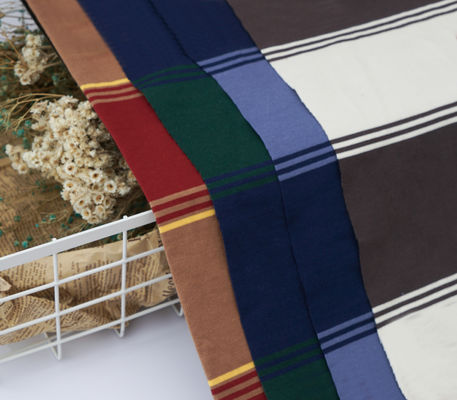 편안하고 질감이 좋은 건강한 부드러운 스트라이프 니트 티셔츠용 원단