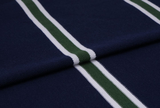 좋은 가격 건강하고 바삭한 내마모성 통기성 편안한 스트라이프 니트 원단 (티셔츠용) 온라인으로