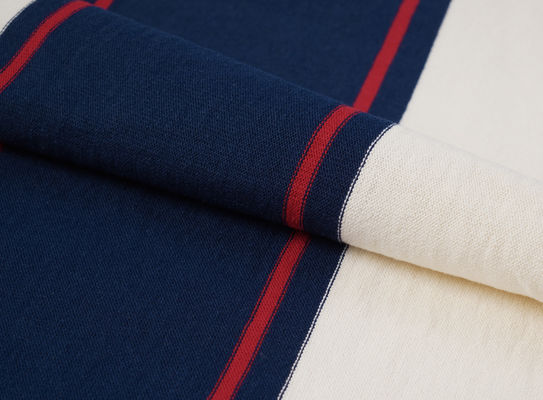 좋은 가격 내추럴 하이 주름 방지 내광성 선명한 버전 스트라이프 니트 원단 (폴로 셔츠용) 온라인으로