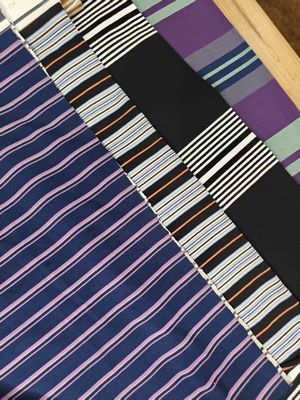 좋은 가격 Healthy And dureble And Comfortable Textured Striped Knit Fabric For Casual wear 온라인으로