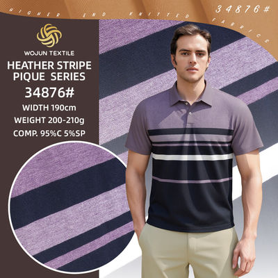 좋은 가격 Breathable And Dureble And Clear Good Quality Textured Cotton Pique Fabric For Polo Shirt 온라인으로