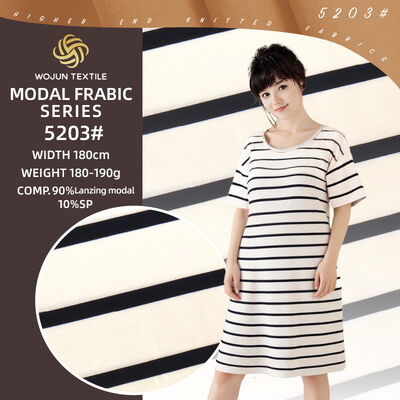 좋은 가격 편안하고 신축성 있으며, 맞춤 제작이 용이한 스트라이프 소재의 홈웨어용 원단 온라인으로