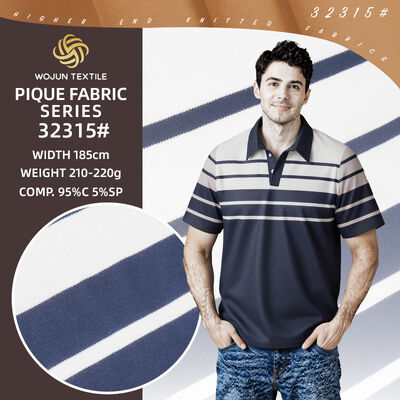 좋은 가격 호흡, 수분 흡수 및 호흡 피부 친화적, 폴로 셔츠를 위한 면 피크 천 온라인으로